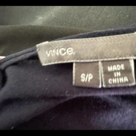 VINCE Purple LS V-Neck Tee,  minimalist, neutral, Beach, Coastal, Weekend S - Picture 7 of 7